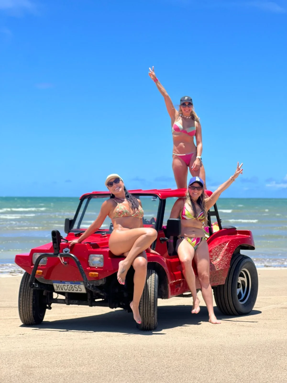Buggy na praia em Morro de São Paulo